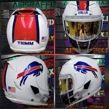 Nfl's helmet rule change might lead to a new look for bills. Custom Airbrushed Buffalo Bills Motorcycle Helmet By Airgraffix Com In 2021 Custom Airbrushing Helmet Custom Paint