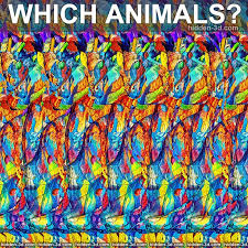 Stereogram By 3dimka How Many And Which Animals Tags Cat Alligator Giraffe Elephant Catogatogiraffelephan Magic Eye Pictures Magic Eye Posters Eye Pictures
