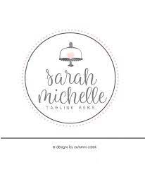 Baking Logo Cake Plate Logo Premade Logo Bakery Logo Design Etsy Cake Logo Bakery Logo Design Bakery Logo