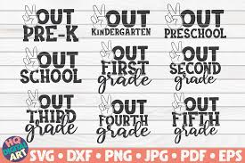 End Of School Svg Bundle Graphic By Mihaibadea95 Creative Fabrica End Of School School Bundles School Quotes