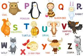 Discover the abc's with this free online game featuring cute animals that start with the letter v. Animals Abc Letter O Z Cartoon Characters Animals And Alphabet Isolated Royalty Free Svg Cliparts Vectors And Stock Illustration Image 25425677