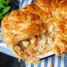 Creamy Chicken Puff Pie Recipe Yummly Recipe Puff And Pie Chicken Pot Pie Recipes Creamy Chicken Pot Pie