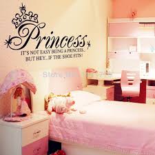Check out our princess bedroom decorations selection for the very best in unique or custom, handmade pieces from our shops. Being A Princess Wall Art Quote Vinyl Decal Sticker Kids Room Nursery Decor