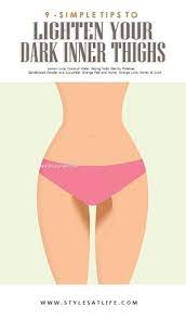 Want To Clear And Lighten Dark Inner Thighs Then Use The Given Natural Home Remedies To Remove Spots And Dar Dark Spots On Skin Skin Spots Lighten Inner Thighs