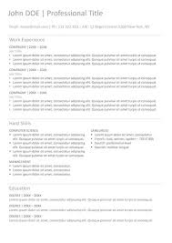 Select a professional template to begin creating the yes, you really can download these resume templates for free in microsoft word (.docx) file format. 100 Resume Templates Samples Free Doc Word Ppt Instant Download