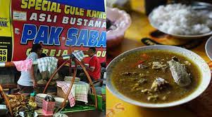 Gulai busataman pak sabar menggunakan campuran srundeng di kuahnya, sehingga kuahnya bening namun tetap gurih. Gulai Kambing Bustaman Pak Sabar Di Kota Lama