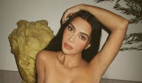 Kim Kardashian Wears Naked Illusion "Birthday Suit" Dress
