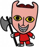 Mickey Jack Skellington embroidery design