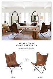 Ralph Lauren Safari Camp Chair Safari Living Rooms Butterfly Chair Living Room Camping Chairs