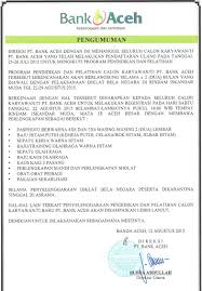 Bank menawarkan beragam posisi didalamnya yang bisa anda pilih mulai dari front liner, marketing, front office, teller, customer service hingga manager. Melirik Rekrutmen Karyawan Bank Aceh Antara Terbuka Dan Kerabat Dekat