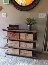 Wine crates are an amazing material for any crafts! Wine Crate Storage Custom Made With Reclaimed Barn Doors Farber Sean Yahoo Com Wine Crate Storage Wine Crate Furniture Wine Crate Diy