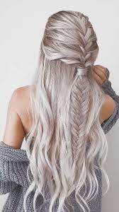 Whether you are walking down the aisle or running on the treadmill this versatile style will keep your hair looking. Neuefrisureen Club Braided Hairstyles Platinum Blonde Hair Thick Hair Styles