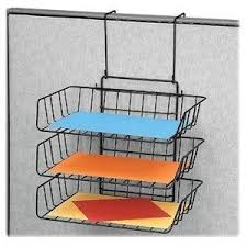 Maybe you would like to learn more about one of these? Hang A Wire Paper Tray On Your Cubicle Wall Workspace Bliss Cubicle Wall Small Office Organization Cubicle Storage