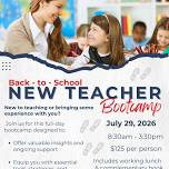 Back-to-School New Teacher Bootcamp