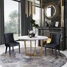 With simple, sleek lines for an effortless, pared down look. Diamond Grey Dining Chair Set Of 2 Tov Furniture