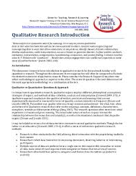 Full title of the paper your full name (as it appears on qualitative research paper. Pdf Qualitative Research Introduction Tinashe Paul Academia Edu