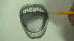 Cartoon female mouths with glossy lips. Hd How To Draw An Angry Mouth Step By Step Scream Face Expression Youtube