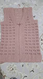 Onden Baglamali Orgu Yelek Modeli Crochet Crochet Fashion Knitting Designs