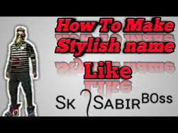 Sk sabir boss is one of the most popular content creators in the free fire community. How To Make Stylish Name Like Sk Sabir Boss Sk Sabir Boss Stylish Name Gamer Aadil Youtube