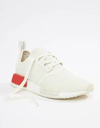 Hier finden sie, was sie suchen: Adidas Originals Nmd R1 Sneaker In Weiss Und Rot Asos