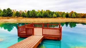 You want a deck 8 ft. The Diy Floating Dock Has Been Awesome Fall Pond Update Youtube