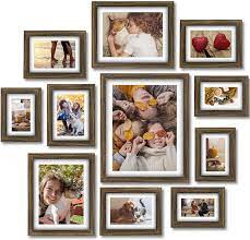 With a wall hanging collage picture frame rail, you only need mount the rail, then hang your pictures, witho… Picture Frames Collage Set 11 Pcs Rustic Wall Gallery Kit With Mat For Tabletop Wooden Photo Frame Collage For Wall Buy Wooden Photo Farme Set 11 Pcs Picture Frames Custom Size Color Product