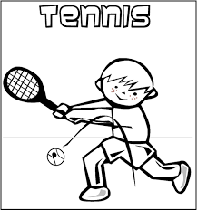 Coloring pages are fun for children of all ages and are a great educational tool that helps children develop fine motor skills, creativity and color. Tennis Karikatur