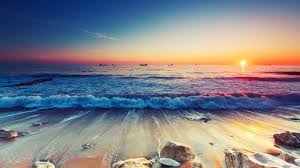 Free download hd & 4k quality beautiful nature photo wallpapers Sunset Sandy Beach Sparkling Waves Ultra Hd 4k Resolution Wallpapers 3840x2160 Wallpapers13 Com