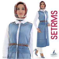 Yazin Kalbinde Keyifle Kullanacaginiz Setrms Denim Yelek Modelleri Zarafetinize Zarafet Katacak 15y 535 Setrms Yelek Kesfetmeniz Icin Setrms Magazalari Hijab