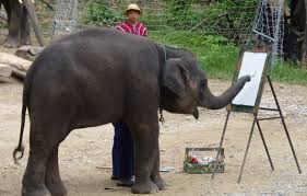 Select from premium elephant drawing of the highest quality. Elephant Artists Here S Why Making An Elephant Paint Is Cruel Not Cute One Green Planet