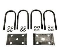 3-1/2" U-Bolt Kit For 8k Round Axles (One Kit Per Axle)