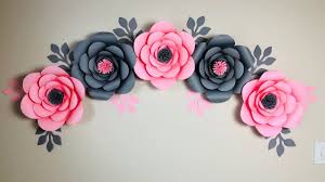 Room Decor Ideas Nursery Paper Flowers Diy Paper Flower Wall Decorati In 2020 Diy Paper Flower Wall Paper Flowers Paper Flowers Diy