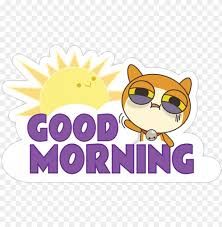 For your kind information, i told you that cb editing is only one possible on photoshop( which is pc expert photo editing software. Ood Morning Sticker Sticker Png Image With Transparent Background Toppng