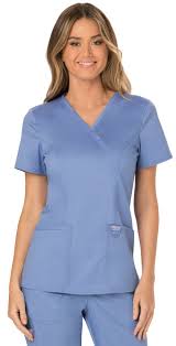 Mock Wrap Top Ww610 Scrubs Tops Clothes Scrub Tops