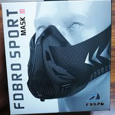 fdbro training sport mask 3 0 style black high altitude training conditioning with box phantom mask free shipping