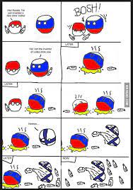 Polandball, also known as countryballs, is an art style occasionally used in online comics, in which countries are typically personified as spherical characters decorated with their country's flag. Polandball Oh Finland 9gag