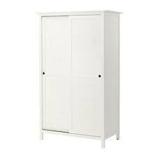 Hemnes Kledingkast 2 Schuifdeuren Wit Gebeitst 120x197 Cm Ikea Hemnes Ikea Kledingkast Ikea