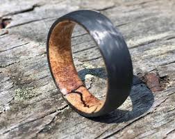 Carbon Fiber Ring Wood Ring Wood Inlay Ring Engagement Etsy Wood Wedding Ring Carbon Fiber Rings Etsy Engagement Rings
