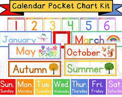 66 Punctual Pocket Chart Calendar Cards Printable