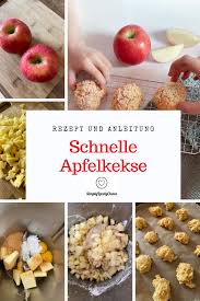 Apfelkekse Sooo Einfach Und Sooo Lecker Simplylovelychaos Rezept Apfelkekse Lebensmittel Essen Apfel