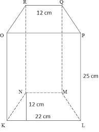 Trapesium sama kaki adalah bangun trapesium yang mempunyai sepasang rusuk sama panjang dan rusuknya sejajar. Alas Sebuah Prisma Trapesium Sama Kaki Mempunyai P