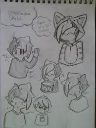 Draw two ovals that will help to outline the head and body. I Drew More Wholesome Sketches Ryan Personally I Like The Cat Onesie Sketch The8bitryanreddit