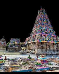 Kampaheswarar temple in Thirubuvanam, Tamil Nadu, India
