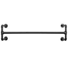 Merrilee 43 3 W Wall Mounted Clothes Rack In 2020 Clothing Rack Heavy Duty Clothes Rack Garment Racks