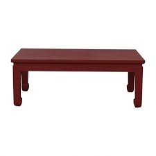 21 60 90 120 all. 86 Off One Kings Lane One King S Lane Asian Inspired Grass Cloth Coffee Table In Red Tables