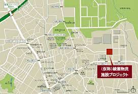 仮称 綾瀬物流施設プロジェクト位置図周辺図 東京 建物 着工 フロアプラン