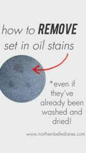 How To Remove Oil Stains Or Grease Stains From Clothes Cleaning Hacks Household Cleaning Tips Remove Oil Stains