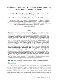 Check spelling or type a new query. Pdf Pengembangan Prroduk Riset Dan Hilirisasi Bahan Pewarna Alam Untuk Sel Surya Tekstil Dan Coating