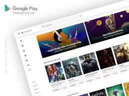 Google Play Store Concept Google Play Store Google Play Books New Releases