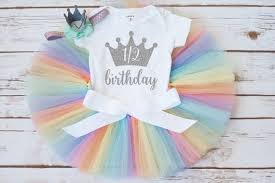 Pastel Rainbow Half Birthday Outfit 6 Month Photo Outfit